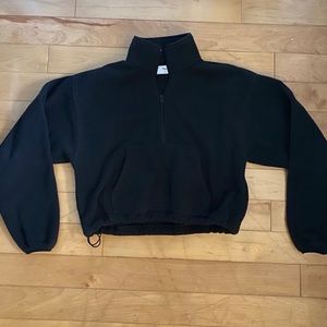 Sherpa quarter zip Aritzia Sweater
